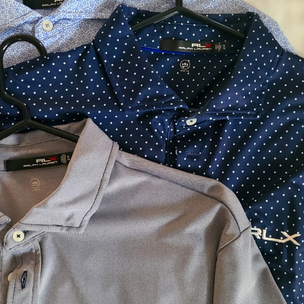 RLX golf shirts XL
